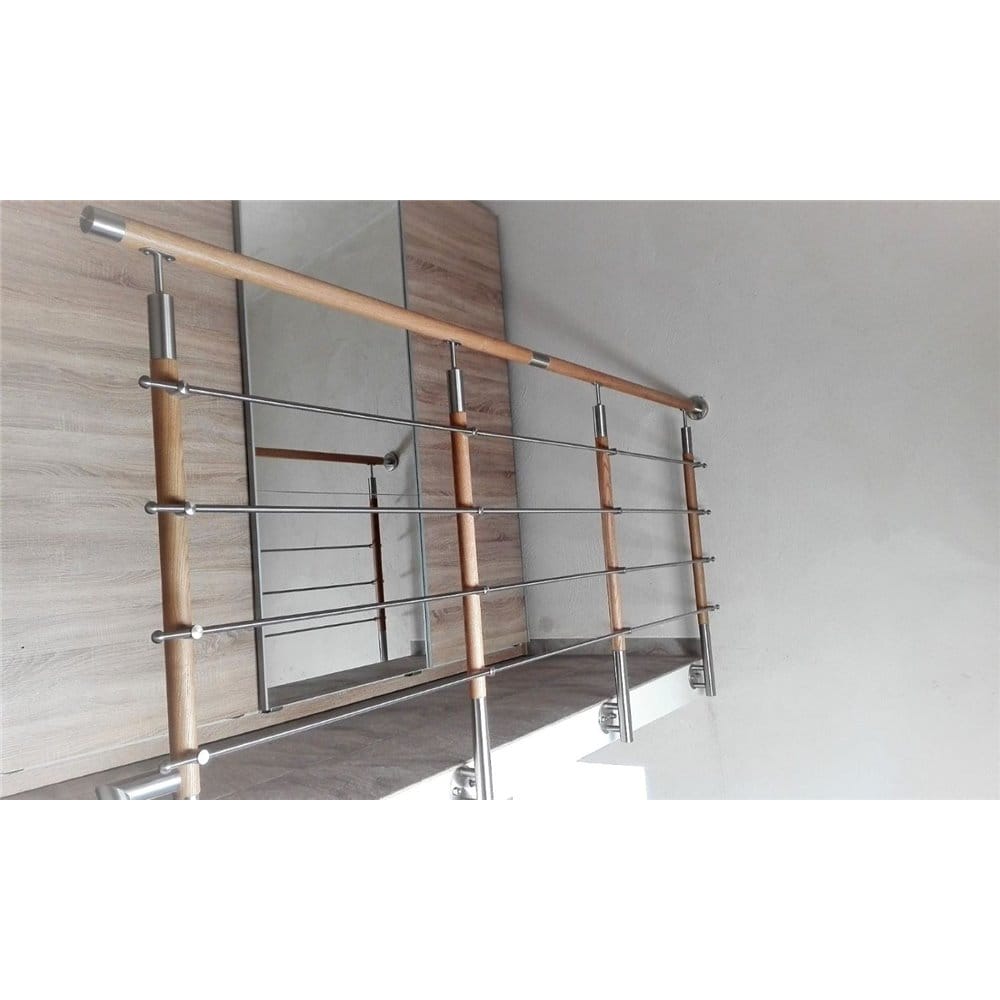 Balustrada stal nierdzewna - dąb 42,4 mm [3mb]
