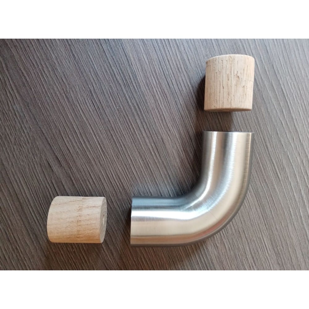 Kolano skrętne poręczy drewnianej fi 42,4mm