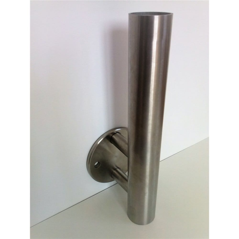 Okucie dolne słupka drewnianego 42,4mm - mocowanie boczne